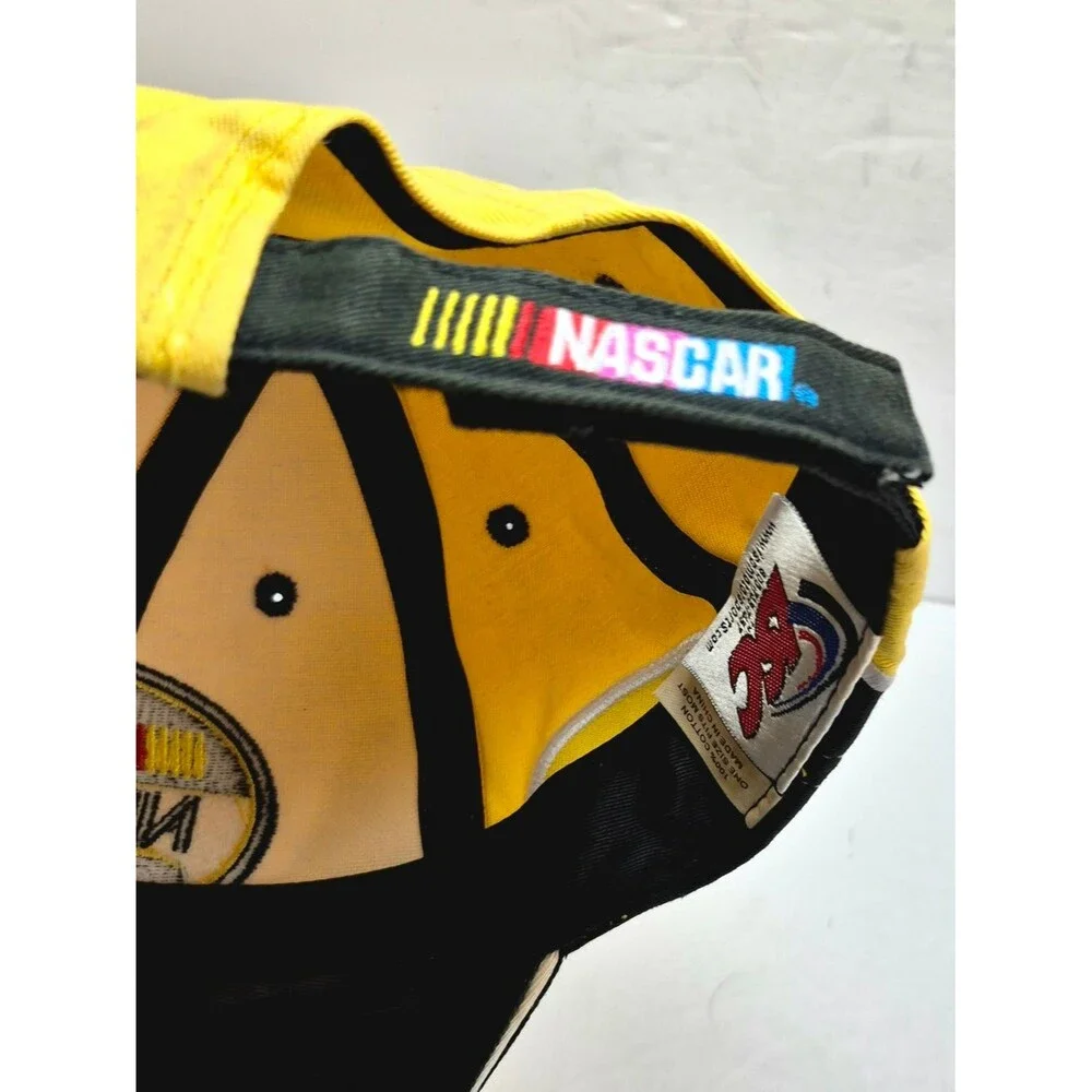 NWOT NASCAR Nextel Cup Series Hat Yellow Black ISC Motorsports Vintage Racing Ca